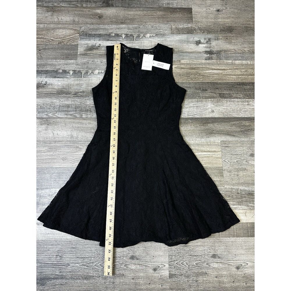 Banana Republic Black Floral Lace Dress Women's Size 0 - Picture 8 of 8